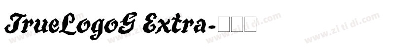 TrueLogoG Extra字体转换